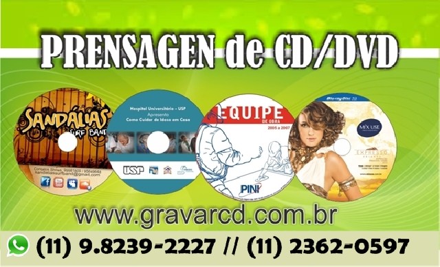 Foto 1 - Silk em dvd e CD,impressao em midia CD e dvd