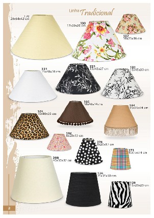 Luminárias e cúpulas de abajur
